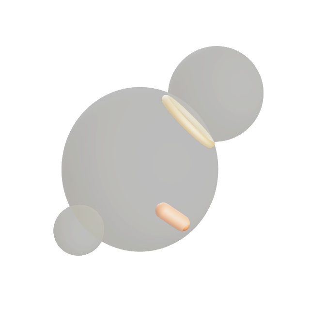 3D render of a Yeast Cell
