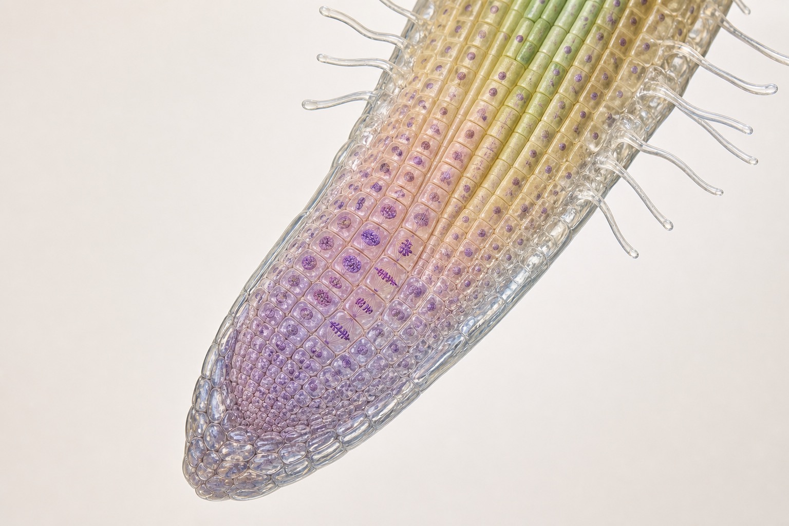 Teaching illustration: Root Tip and Mitosis